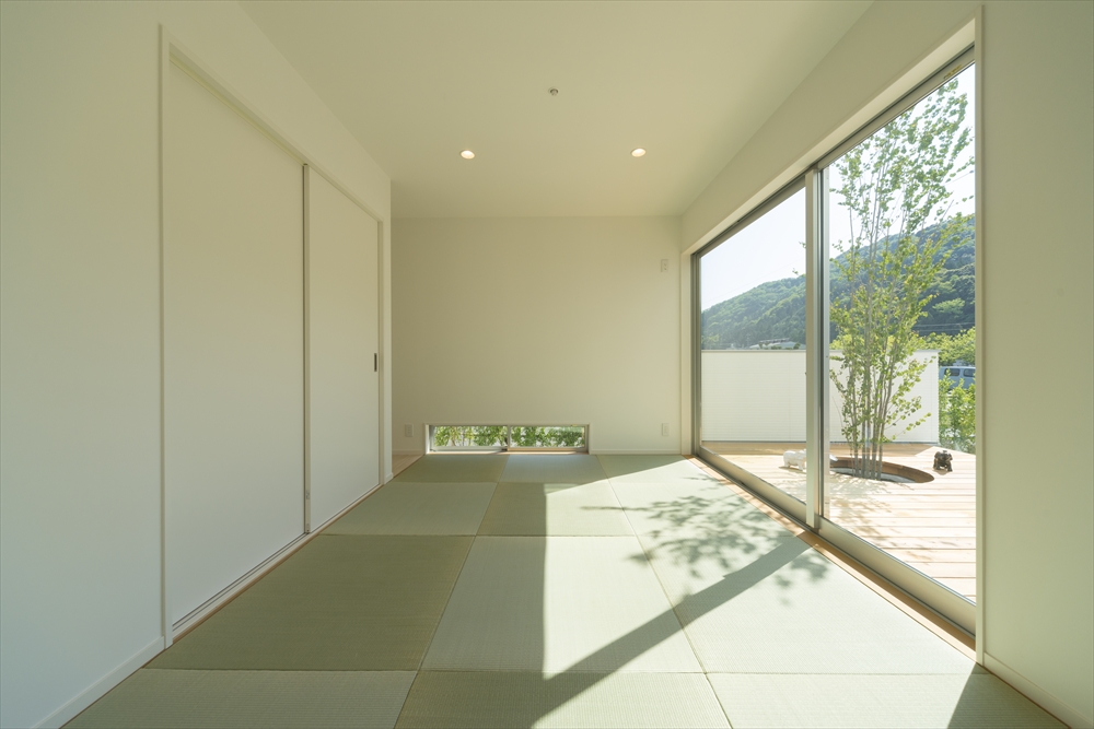 囲い庭の家 施工実例 フォーレストデザイン 京都 福井 新築 注文住宅