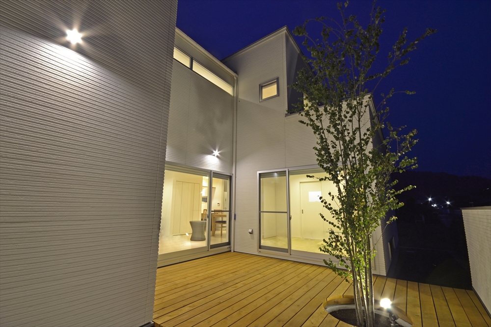 囲い庭の家 施工実例 フォーレストデザイン 京都 福井 新築 注文住宅